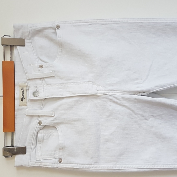MADEWELL 10" High-Rise Skinny Jean White 29 - Picture 6 of 16